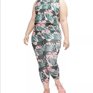Nike Plus leaf print tank